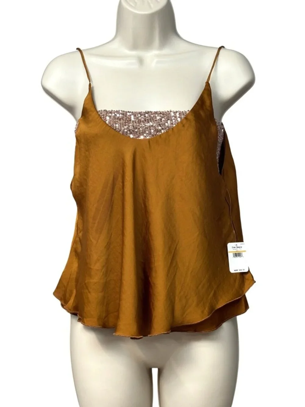 Free People Turn It On Camisole, Amber, Size S